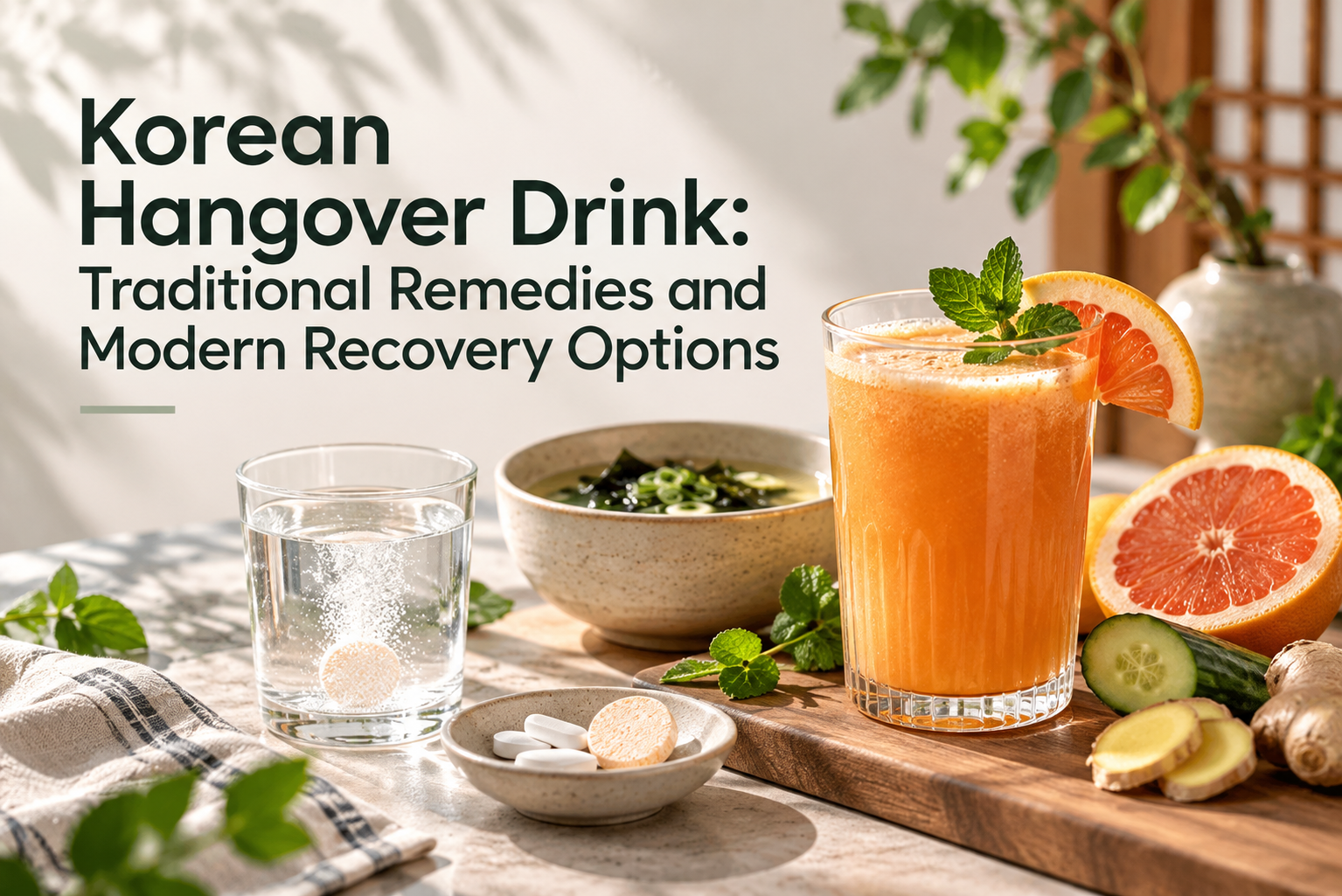 korean hangover drink