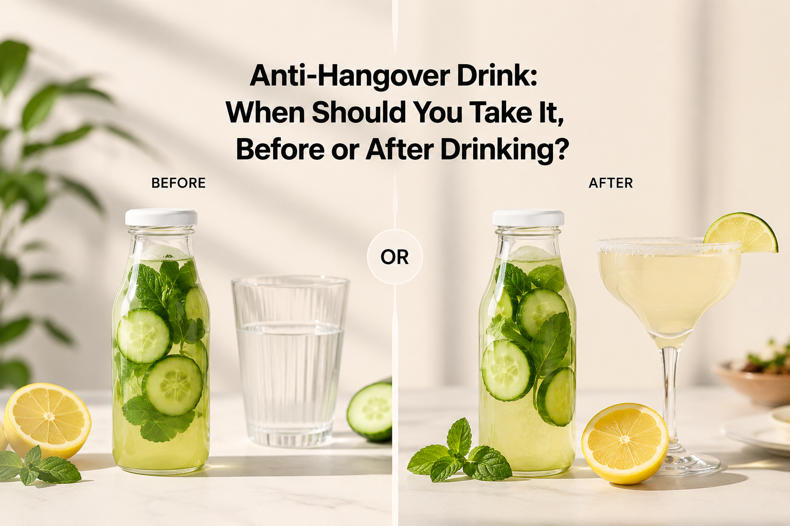 anti hangover drink